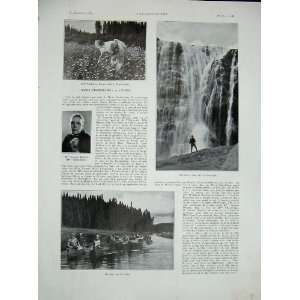   1934 Maria Chapdelaine Waterfall Canoes French Vizille