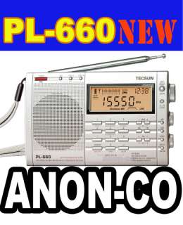 TECSUN PL660 S SSB/ AIR BD / DUAL CONV/ MULT BAND RADIO  