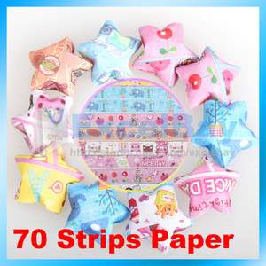 Lucky Wish Star Origami Paper Ribbon  Origami Lucky Star 
