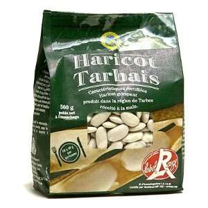   Rouge Dry French Tarbais Beans Red Label (Haricot Tarbais)   1.1 lbs