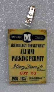 Indiana Jones Parking Permit Marshall College Alumni  