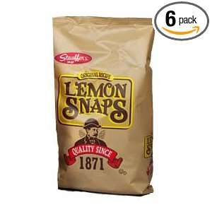 Stauffers Lemon Snaps Bag, 15 Ounce Bags (Pack of 6)  