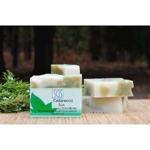 Cedarwood Spa Handmade Soap   Organic 3 Bars Beauty