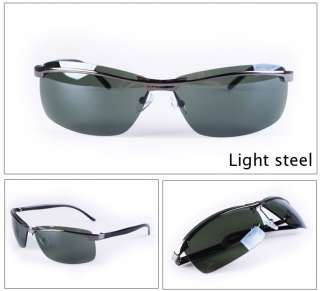 NEW Mens Designer Sports Retro Aviator lense Sunglasses SilverBlack 