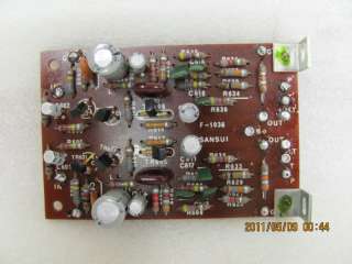 Sansui 5000A working Phono preamp with schematic diagram  