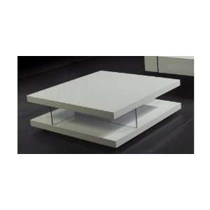    8916 Armani Xavira White Lacquer Coffee Table