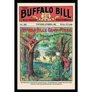 The Buffalo Bill Stories Buffalo Bills Camp Fires 12x18 