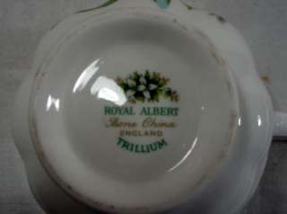 Royal Albert Trillium Snack Plate and Cup Set  