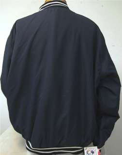 New MLB Reversible New York Yankees Wool Blend NY Jacket w/ Leather 