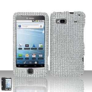  HTC T Mobile G2 , Silver Diamond Protector Case 