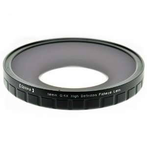  Opteka 58mm 0.4X HD2 Large Element Fisheye Lens for 