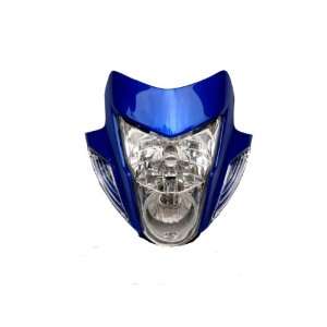 Streetfighter Street Fighter Motorcycle Headlight Blue Clour Sonic 