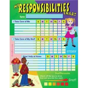    Abilitations My Responsibilities Chart, Pack of 40