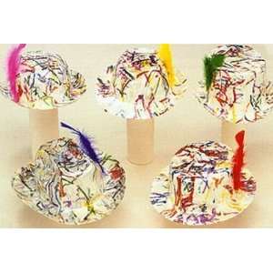   Party Time New Year Cello Hat with Feather (48 Pack)