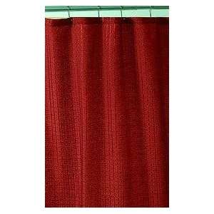  Hotel Luxury Cranberry Dobby Woven Fabric Shower Curtain 