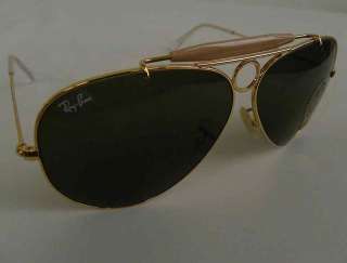 RAY BAN RB 3138 SHOOTER AVIATOR GOLD 58MM G 15 GRAY RB3138 001 3N 