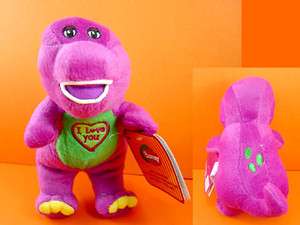 Barney 9.5 Sing I LOVE YOU song Plush Soft Toy Doll  