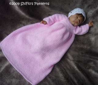 BABY CROCHET PATTERN CHRISTENING DRESS SUIT REBORN #120  