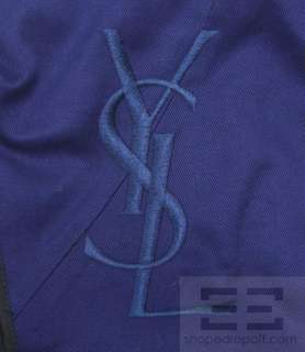 Yves Saint Laurent YSL Mens Blue Cotton Blazer Jacket 46R NEW  