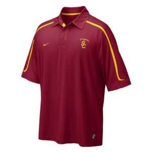 USC Trojans NikeFit Hook & Lateral Count 2009 Football Sideline Polo 