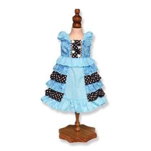  Ruffled Party Dress, Fits 18 American Girl Dolls Toys 