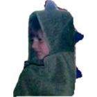 Towel Buddies Green Dinosaur Bath Robe