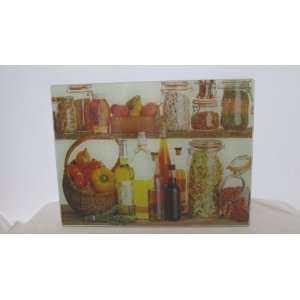  Grains/pasta/oils Tempered Glass Cheese Cutting Board 