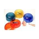   , Ice Dome Lid, 1 Hole, Pencil Hole Cover. Assorted Colors. 12 Pack