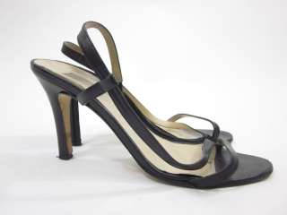 MICHAEL KORS Black Strappy Heels Sandals Shoes Sz 7.5  