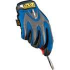 Mechanix Wear Blue M Pact Mechanics Gloves With Synthetic Leather Palm 