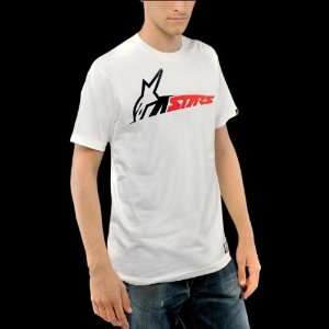  Alpinestars Techstar T Shirt   2X Large/White Automotive