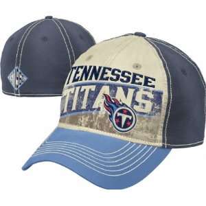   Titans Retro Sport Canvas Slouch Flex Fit Hat