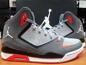   ] Mens Air Jordan SC 2 Stealth Dark Grey Total Orange B Ball Sneakers