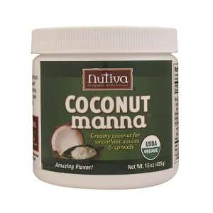 Nutiva Organic Coconut Manna, 15 Ounce Grocery & Gourmet Food