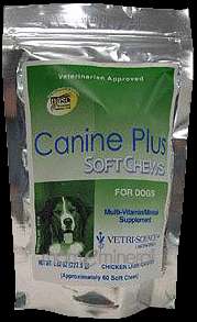 Canine Plus Soft Chews 60 chew by Vetri Science 026664177568  