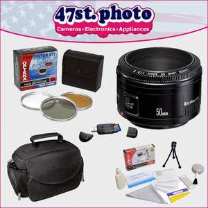 Canon EF 50mm f/1.8 II Lens w/ Advanced Accessory Kit 82966212727 