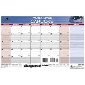    Vancouver Canucks 2004 05 Academic Desk Calendar