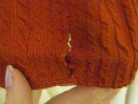 Vintage Womens BURNT ORANGE Sz 12 Pant Suit Retro 70s  