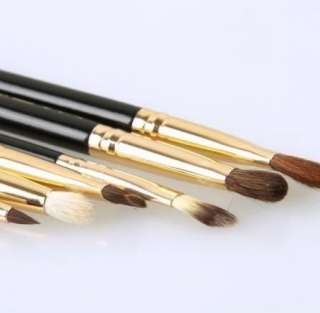 10 pcs Makeup Brush Cosmetic Brushes Set With 2 Waterproof PVC Pouch 