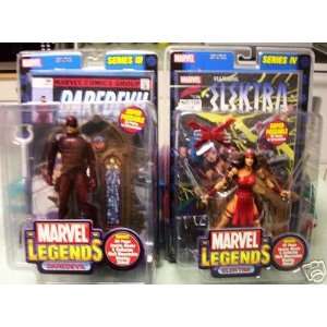    Marvel Legends Elektra & Daredevil Set of Figures Toys & Games