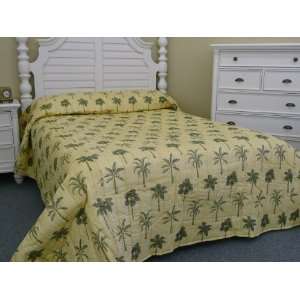  Palm Throw Bedspread