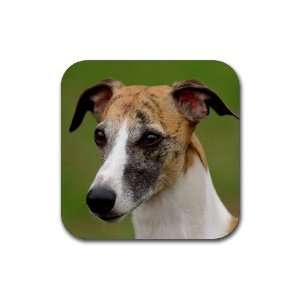 Whippet Puppy Dog 2 Rubber Coaster (4 pack) DD0649