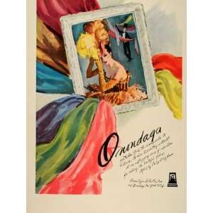  1948 Vintage Ad Onondaga Silk Company Fashion Fabric 