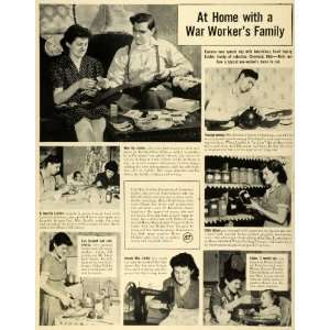  1943 Ad Heinz 57 Varieties Condiments WWII Workforce 