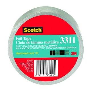 3M 3311 50 Scotch Foil Tape, 2 Inch by 50 Yard