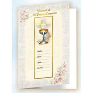  Remembrance of First Holy Communion Card (Chalice with 
