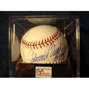 Johnny Bench Signed Ball   with Big Red Machine Inscription 