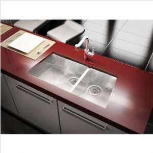  Julien Inc. 590005004 Undermount Bowl Double Basin Kitchen Sink 