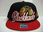   Blackhawks 47 Brand Flat Brim Snapback Cap Slam Dunk MVP Hat MLB