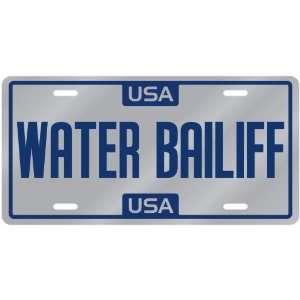  New  Usa Water Bailiff  License Plate Occupations